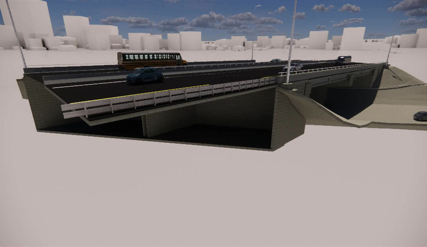 Fly Over — Infrastructure BIM flythrough